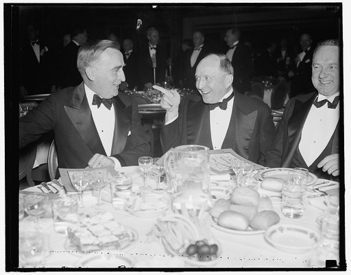 Senator from Colorado. Washington, D.C., Jan. 10. Democratic Senator Alva B. Adams, of Colorado; snapped at the Jackson Day dinner Saturday night, 1/10/38