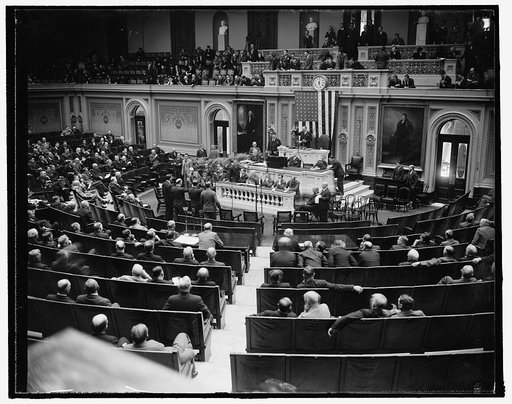 Gen'l view of House Cou[...]reported bill to be voted on