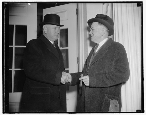 Postmaster James Farley and Judge Leon McCord of Montgomery, Ala.