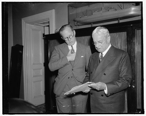 Maritime head still insists new method for handling maritime labor problems is necessary Washington, D.C., Jan. 26. Appearing before the Senate Labor and Commerce Committees today, U.S. Maritime Commissioner Joseph P. Kennedy declared that union opposition had failed to shake his belief that a new m
