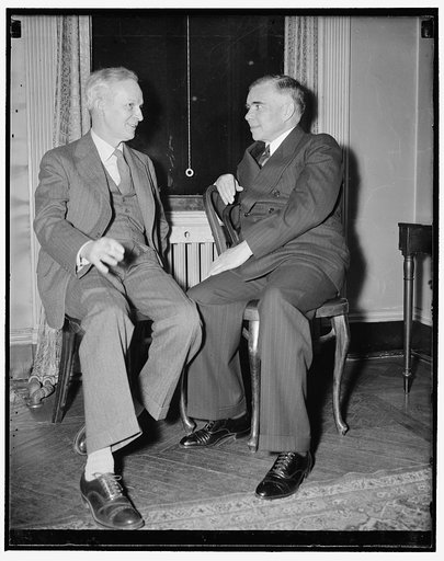 Lowell Mellett, left, & Troyawovsky