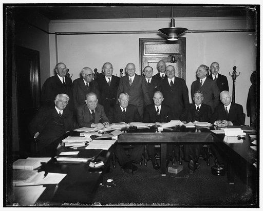 Railroad executives meet in emergency session. Washington, D.C., March 11. Leading executive of the railroad industry met here today in emergency session to study what they describe as the most critical financial condition in railroad history. During the meeting the executives, all members of the As
