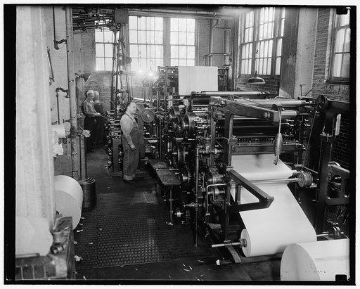 Labor, 10 Indep. Ave., press room, 1/15/38