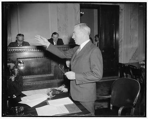 Involuntary unemployment dangerous to public health. U.S. Surgeon General. Washington, D.C., March 16. Appearing before the Senate Unemployment and Relief Committee today, U.S. Surgeon General Thomas Parran declared that involuntary unemployment "breeds pathological political philosophies, subversiv