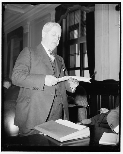 Before Senate Finance Committee. Washington, D.C., March 21. Roy S. Osgood, President of the First National Bank of Chicago, warned the Senate Committee today that any further decline in business activity will result in a reduction of federal revenue and an increase of expenditure for relief. Repres