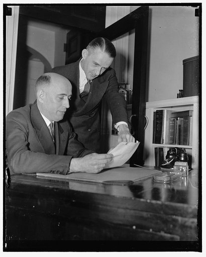 New Chief Usher named for White House Washington, D.C., April 4. For the second time in more than 30 years a new chief usher for the White House was appointed by President Roosevelt today. He is Howell G. Crim, who succeeds Raymond Muir just named Assistant to the Chief of the International Conferen