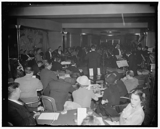 Labor broadcast for Chester Wright. General view of broadcast, Federal Labor Radio Show