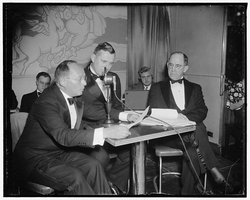 Labor broadcast for Chester Wright. Group of speakers, Federal Labor Radio Show