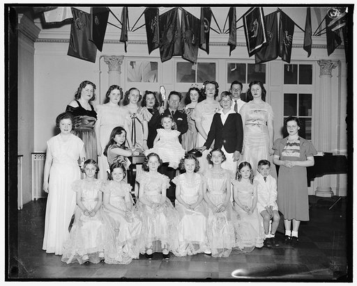 Congressional children broadcast. Cong. Kids, NBC, 4/16/38