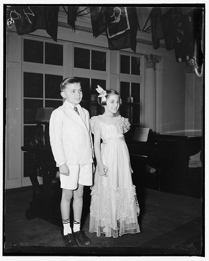 Congressional children broadcast. Cong. Kids, NBC, 4/16/38 Jesse [...] & Mary Louise Hook