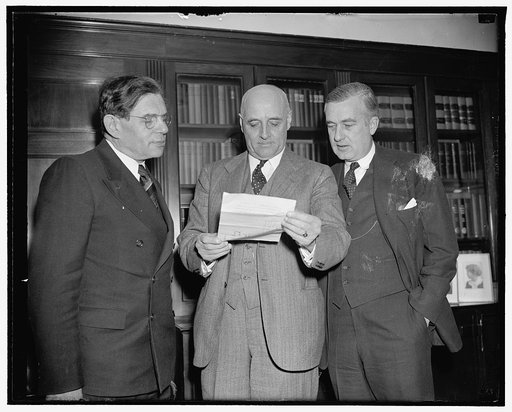 In spotlight at Congressional autogiro hearing. Washington, D.C., April 26. Highlight of today's news on Capitol Hill was the autogiro hearing before the House Military Affairs Committee, with Assistant Secretary of the Navy Charles Edison as the first witness. Outstanding aviation experts were aske
