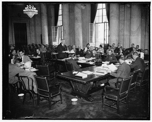 E.F. Creekmore testifying at cotton co-op hearing
