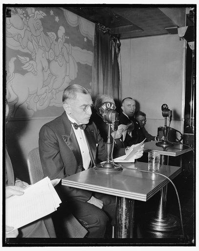 Arthur Wharton, General President International Association of Machinists, 4/27/38. Cavalcade of Labor Broadcast