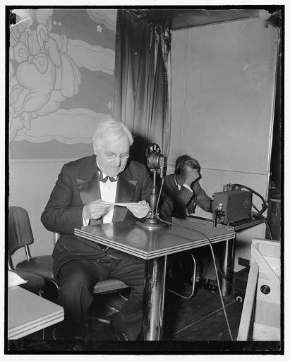 Frank Morrison, Secretary, American Federation of Labor, 4/27/38. Cavalcade of Labor Broadcast