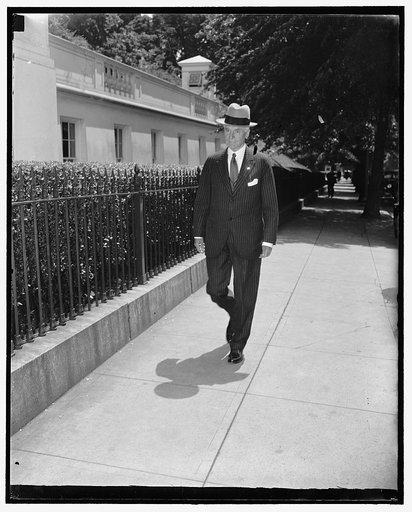 Speaker Bankhead talks with president. Washington, D.C., May 9. Secretary of State Cordell Hull today met with President Roosevelt for a discussion of American Neutrality but no indication of a policy change was forthcoming. Although neither the President or Secretary Hull commented on the conferenc