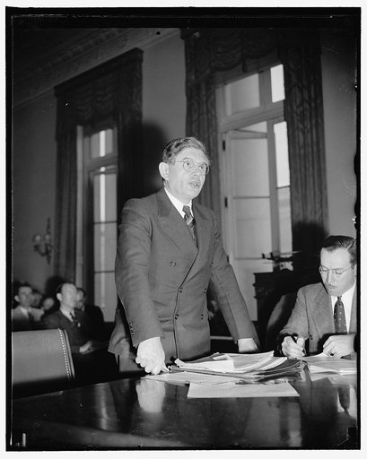 Autogiro hearings at Capitol. Prof. Alexander Klemin Guggenheim School of Aeronautics, Autogiro hearings at Capitol, 4/30/38