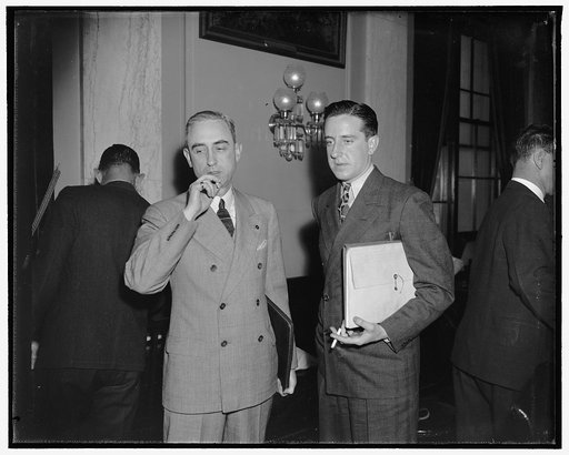 Seeks reinstatement to Naval Academy. Washington, D.C., May 17. Fredrick Krupp, of Boston, Mass. who after serving 3 years and 7 months in the Naval Academy at Annapolis, MD, was, he contended, forced to resign because of a "thoughtless statement". Appeared before the Senate Naval Affairs Committee 