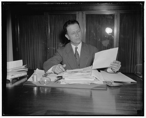 Sen. Allen Ellender, agr. cotton grower