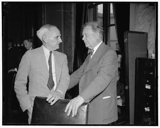 Last picture of Senator Borah made before present illness. Washington, D.C., July 11. The condition of Senator William E. Borah, veteran Republican from Idaho who has been ill for the last ten days, was "about the same" today, his office announced. This picture of the Senator, made at the first meet