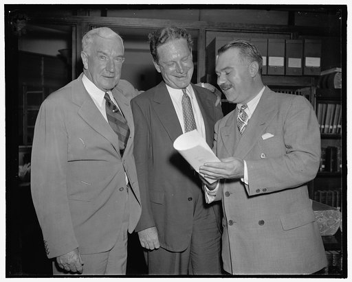 L to R: Harry P. Fletcher, John Hamilton, Frank Waltman