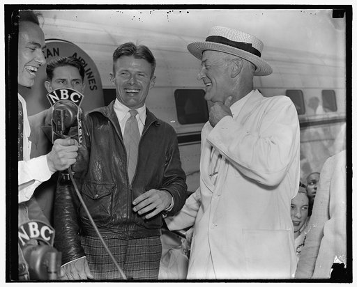 Corrigan at airport