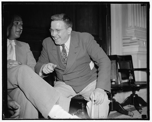 Charges Hollywood rampant with Communism. Washington, D.C., Aug. 18. Hollywood, home of the movie industry, is a hotbed of communism Edward F. Sullivan, ace investigator of the Special House Committee investigating Un-American activities, charged today in his report to the committee. Sullivan told o