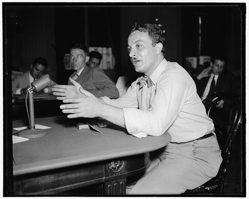 Alvin Halpern, testifying before the House Un-American Committee