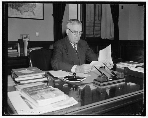 Undersecretary of Agriculture. Washington, D.C., Sept. 22. A new and informal picture of M.L. Wilson, Undersecretary of Agriculture, 9/22/38