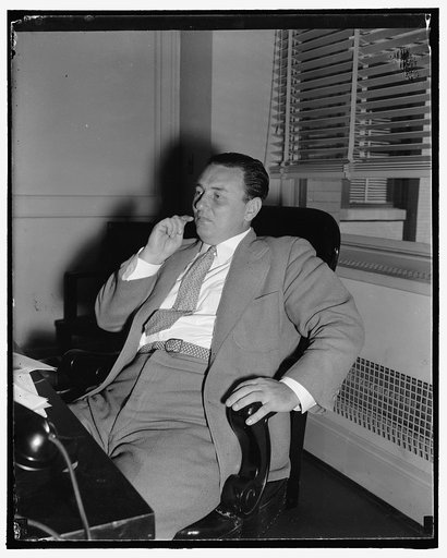 Informal snap of Leon Henderson, 9/23/38