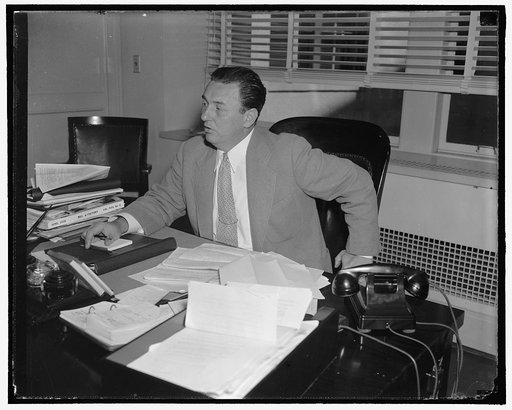 Informal snap of Leon Henderson, 9/23/38