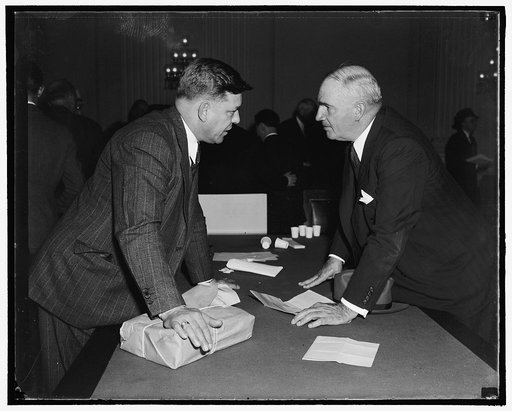 Geo. M. Harrisson, left & J.J. Pelley
