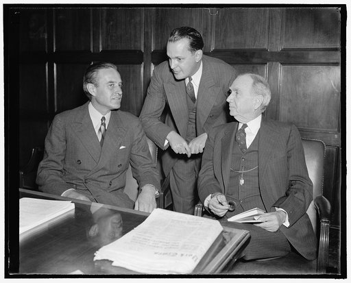 W. Averill Harriman, Dr. Willard Thorpe, and Sec. of Com. Daniel Roper