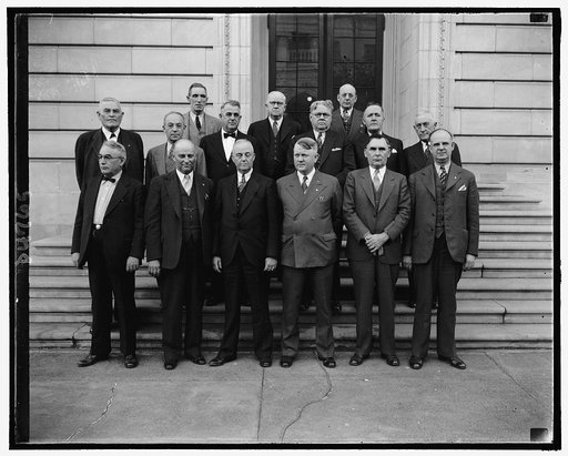 Railroad Labor group at Capitol for Labor Paper