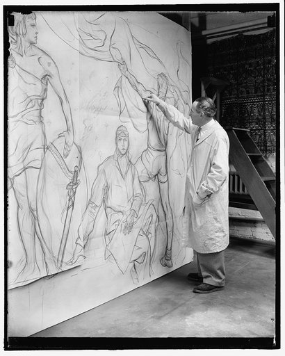 Mr. Rosen, artist for Polish [...] at World's Fair