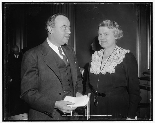 Life Magazine layout. Elmer F. Andrews and Katherine [i.e. Katharine] Lenroot, large guns of the day at the [...] conference