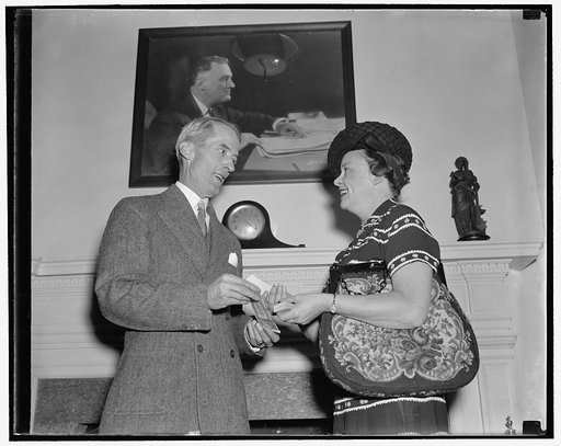 Marvin McIntyre and Mrs. Ross McIntyre