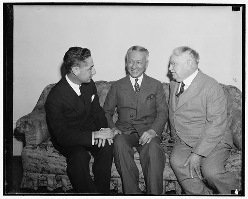 J.M. Elizalde, Sergio Osmena, John W. Hausermann