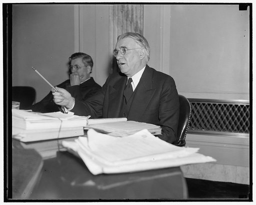 TVA questioner. Washington, D.C., Dec. 1. Rep. Charles A. Wolverton, Republican of New Jersey and member of the Joint Congressional Committee Investigating TVA, is proving to be an adroit questioner of witnesses appearing now before the Committee at the Capitol