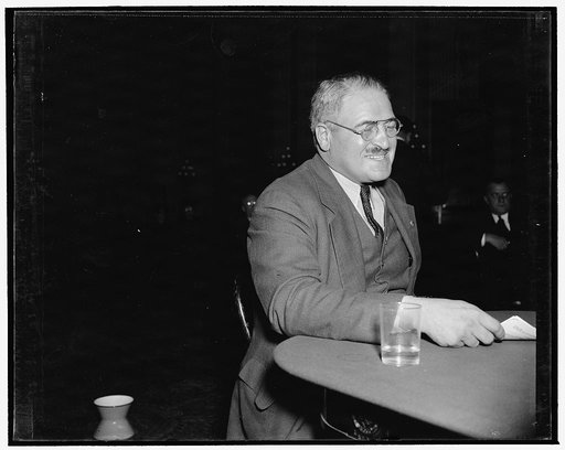 VFW National Committee testifies before Dies Committee. Washington, D.C., Dec. 8. Appearing before the House Committee Investigating Un-American Activities, Eugene I. Van Antwerp, National Commander of the Veterans of Foreign Wars, today advocated enforced state and federal registration of all organ