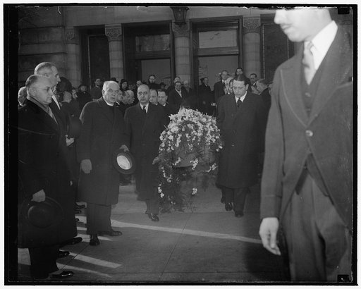 Rabbi Abram Simon funeral, 12/28/38