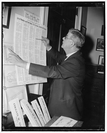 Capitol's busiest employee. Washington, D.C., Dec. 31. Probably the busiest man at the Capitol the last ten days was Ed Brown, Superintendent of the House Office Building. In addition to taking down the shingles of some 50 defeated House members and hanging the shingles of their successors, Brown ha