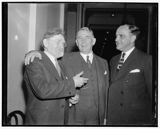 Will lead Democrats in Senate this session. Washington, D.C., Dec. 31. After a harmonious caucus which lasted only 20 minutes, Senate Democrats today re-elected unanimously Senator Alben W. Barkley as Majority Leader. At the same time, Senator J. Ham Lewis of Illinois, who considered resigning annou