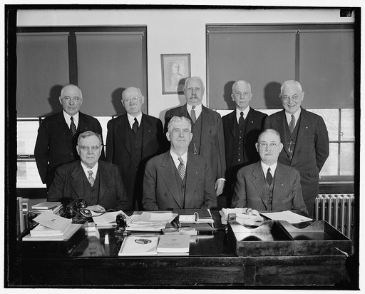 Spanish Am. War Vet officers, 1/8/39
