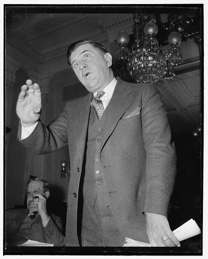 Endorses 1938 A.A.A. Farm Program. Washington, D.C., Jan. 9. Southern cotton farmers today demanded that Congress retain the basic principles of the New Deal Farm Program but asked additional funds for benefit payments to producers. Ranson Aldridge, above, President of the Mississippi Farm Bureau fe