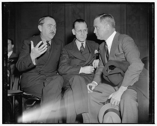 Television inventor tells Economic Committee of difficulties in getting patents. Washington, D.C., Jan. 19. Philo T. Farnsworth, who conceived the principle of television when 14 years old came before the Temporary National Economic Committee today and told them that his firm, Farnsworth Television,