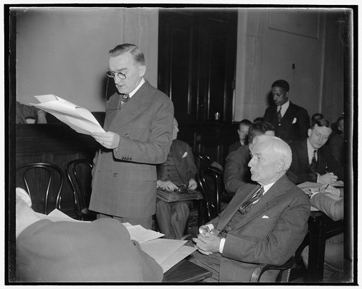 Senator from Wyoming. Washington, D.C., Jan. 16. A new informal photograph of Senator Joseph C. O'Mahoney, Democrat of Wyoming, 1/16/39