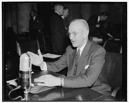 Clarence C. Carlton, prez. of Motor Wheel Corp. test filed before National Economic Committee, 1/19/39