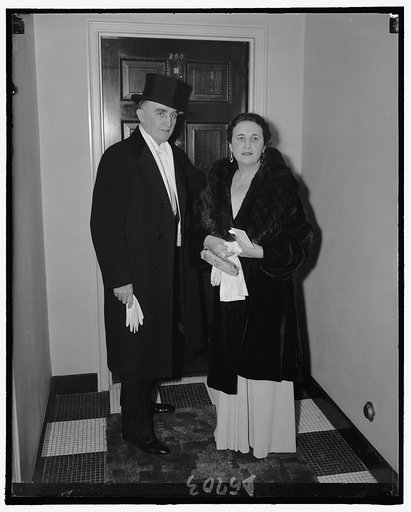Sen. & Mrs. O'Mahoney, Jan. 31, 1939