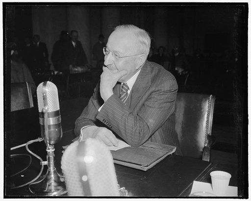Insurance magnate tells of $100,000,000 dividends to stockholders. Washington, D.C., Feb. 7. Frederick H. Eckner, Chairman of the Board of Metropolitan Life Insurance Co., told the Monopoly Study Committee that the past ten years' average annual dividends represented $100,000,000. He said that he wa