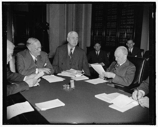 Glass bill to discontinue RFC before 1941 Inauguration defeated. Washington, D.C., Feb. 14. The Senate Banking and Currency Committee today defeated a bill by Senator Carter Glass, Virginia, to discontinue the RFC after Jan. 15, 1941 and instead extended the date to June 30, 1941, in order that the 